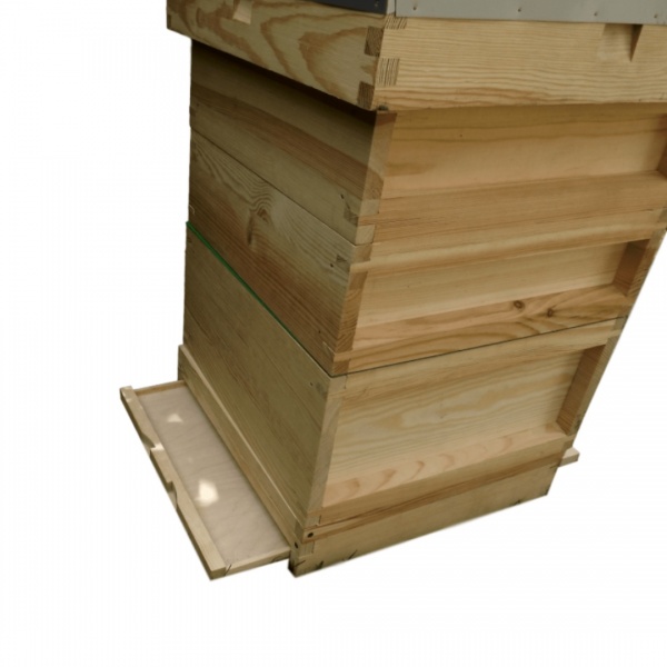 Pine National Beehive with 2 Supers with Frames and Foundation