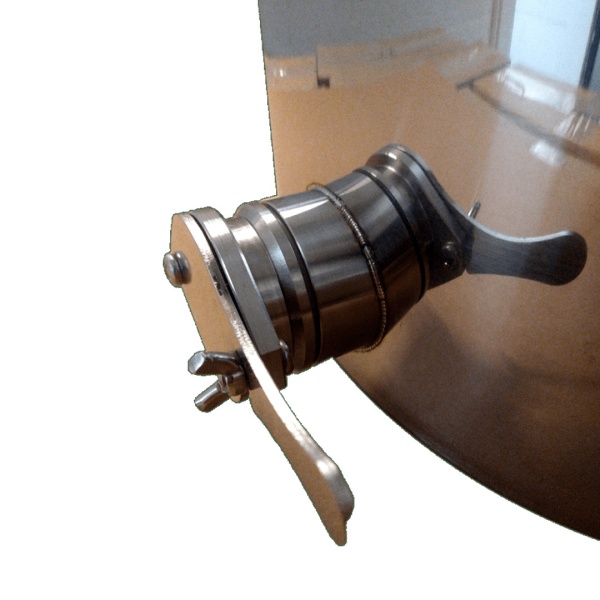Premium Honey Settling Tank (100kg) all Stainless Steel - with welded outlet & SS gate