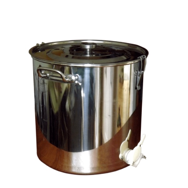 Honey Settling Tank (25kg) - Heavy Duty Stainless Steel with Honey Gate
