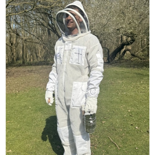 Ventilated Beekeeper Jacket With Fencing Veil | Apiary Clothing