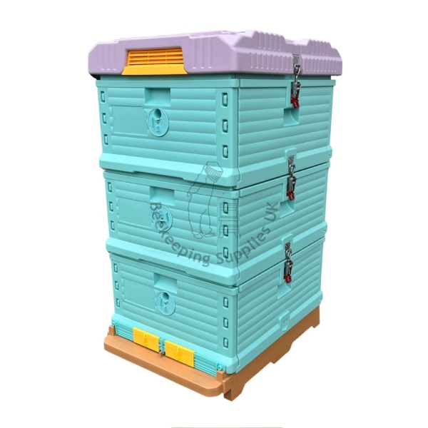 Insulated 2-Layer Plastic Langstroth Beehive - Durable Beekeeping Kit