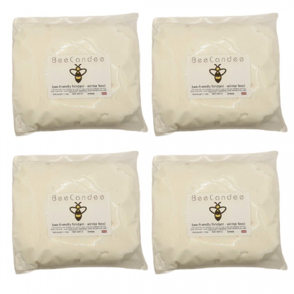 4 Packs of BeeCandee - bee-friendly fondant - 1.5kg