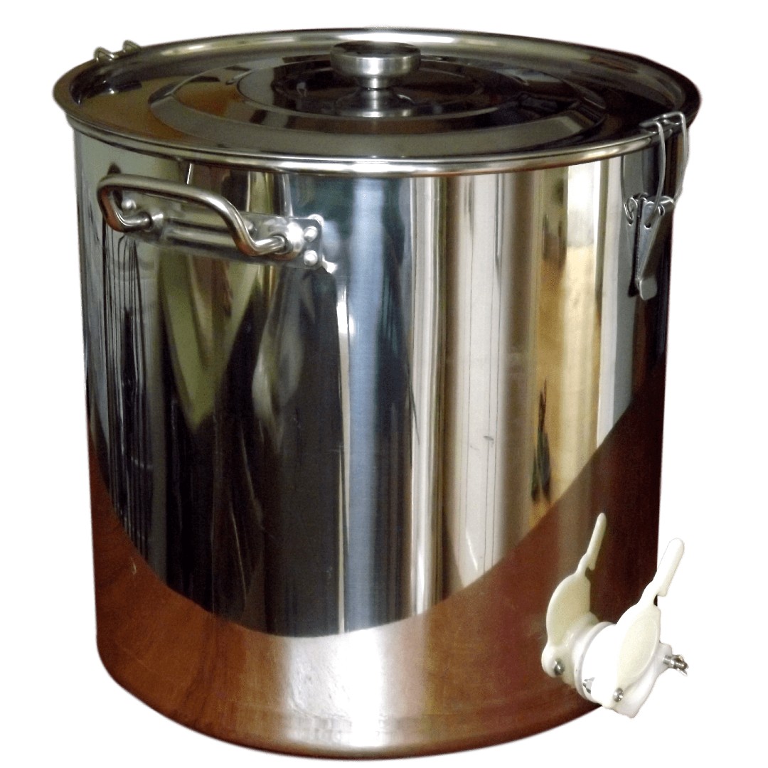 Honey Settling Tank (100kg) - Heavy Duty Stainless Steel with Honey Gate