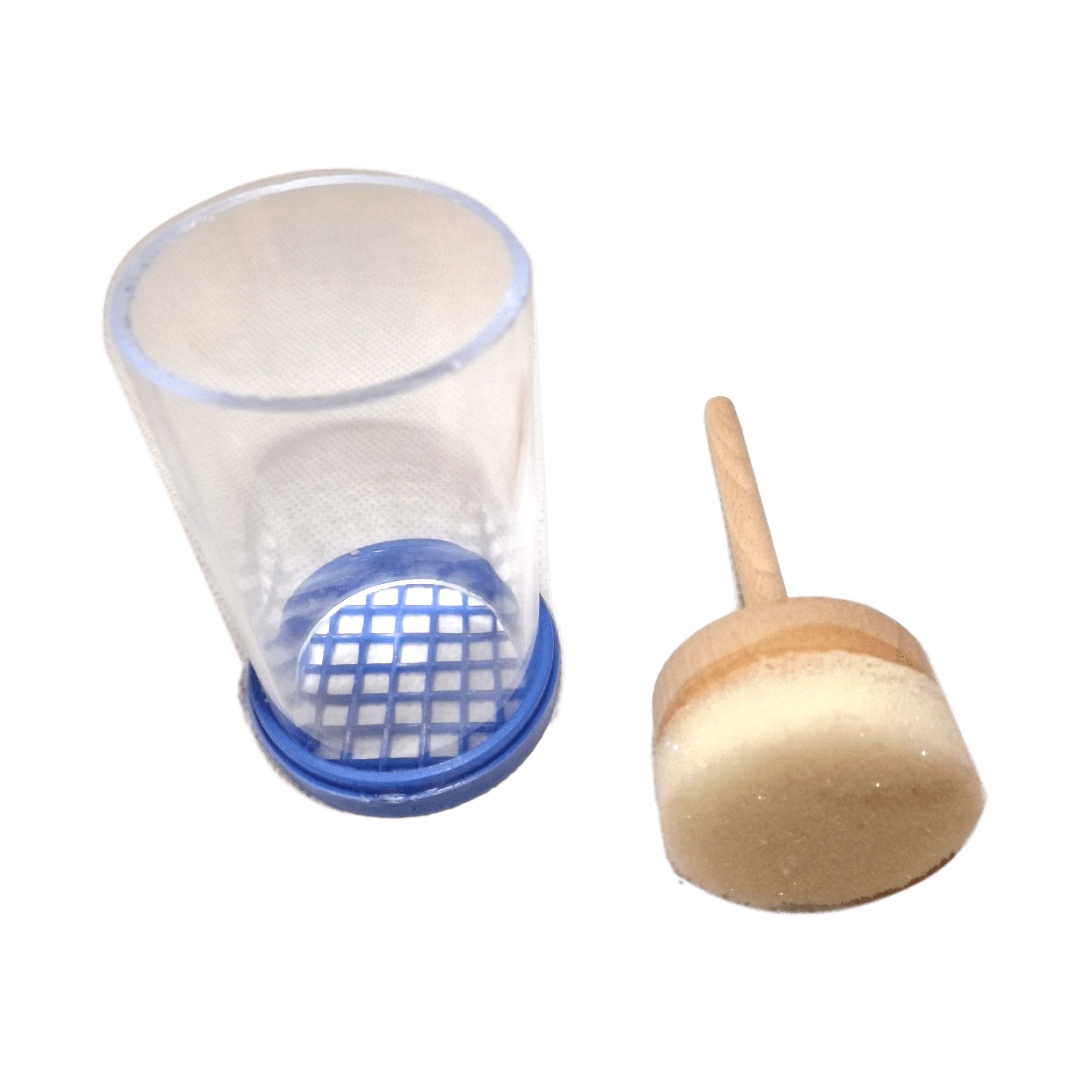 Gabbia Per Marcatura Ape Regina - Strumento Apicoltura Con Bottiglia E Plunger Morbido - Foto 7