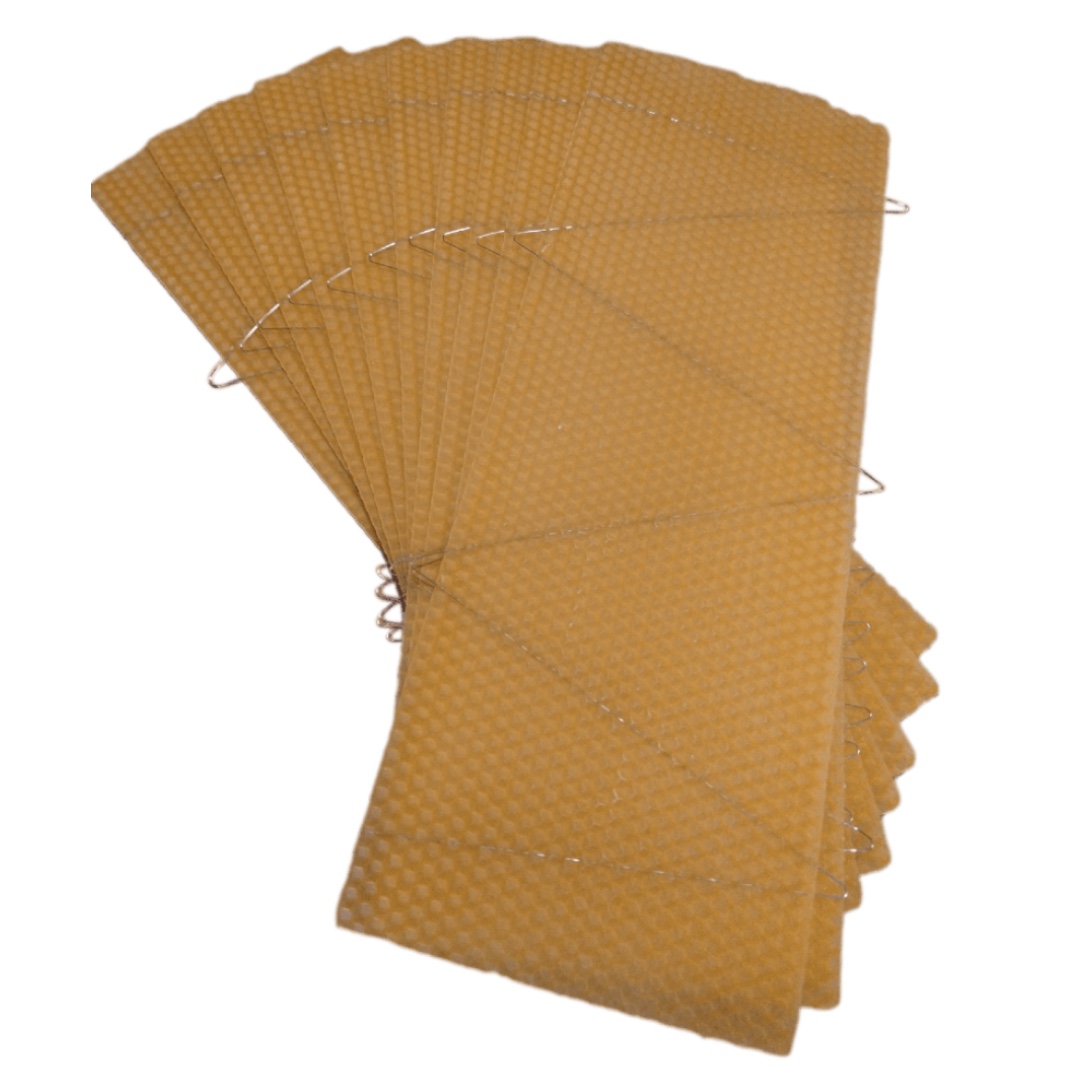 90 sheets of Wired Super Wax Foundation - British National