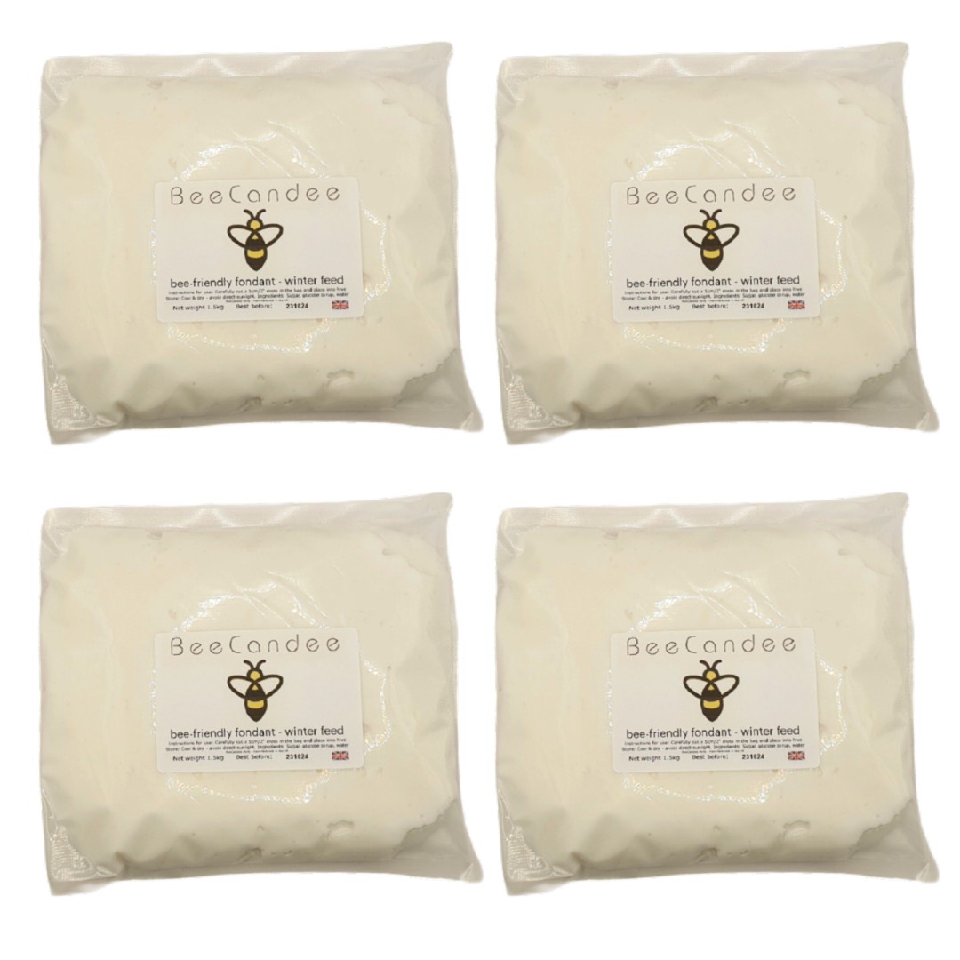 4 Packs of BeeCandee - bee-friendly fondant - 1.5kg